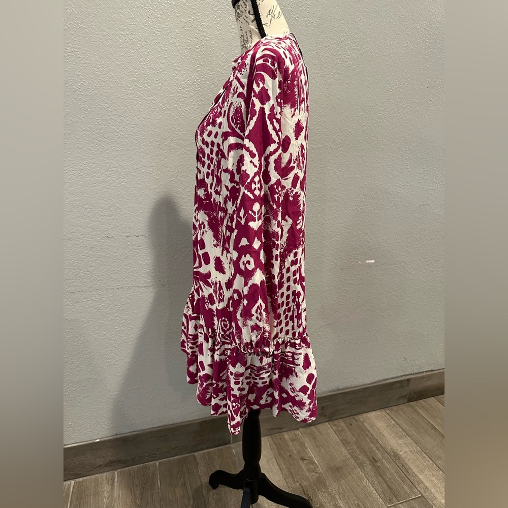 New with tags PRINTED MINI DRESS from Zara size XS 
Y2K style , bohemian, casual - Picture 6 of 7